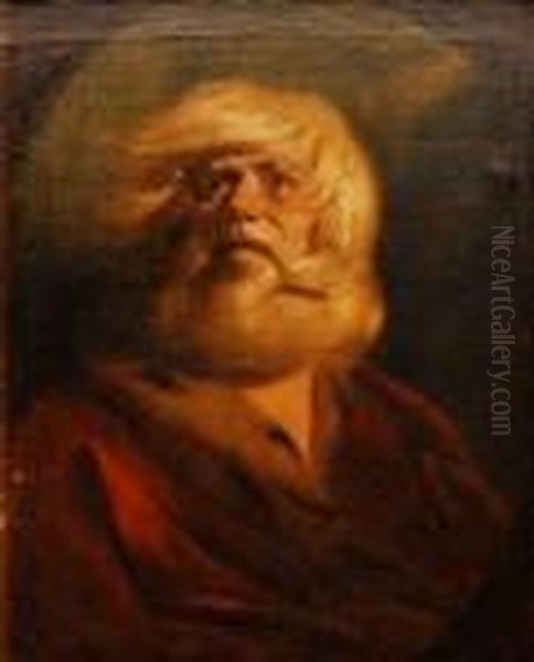 Study For King Lear Oil Painting by Sir Joshua Reynolds