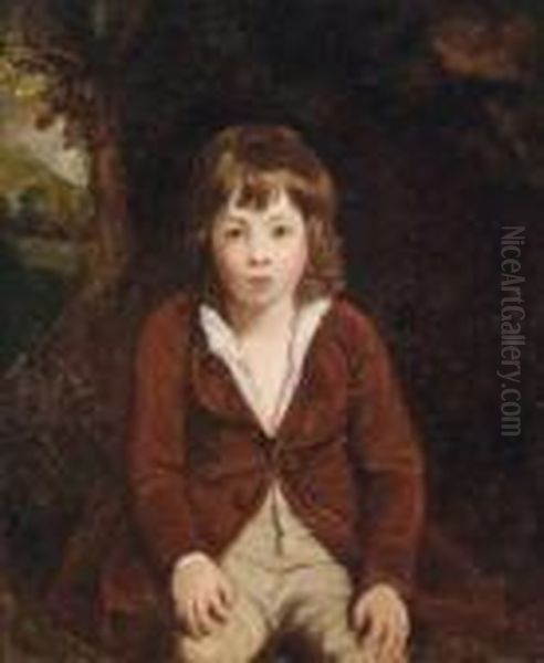 Portrat Des Jungen Master Bunbury Oil Painting by Sir Joshua Reynolds