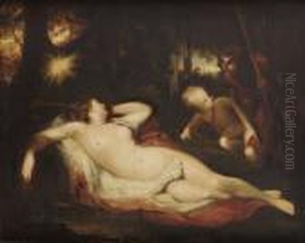 Cineon Och Iphigenie Oil Painting by Sir Joshua Reynolds