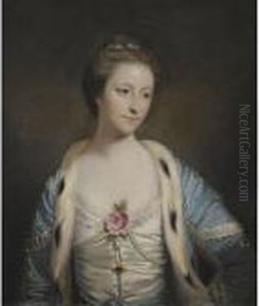 Portrait Of Mary Barnardiston Oil Painting by Sir Joshua Reynolds