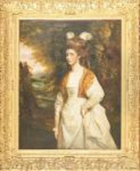 Ritratto Di Lady Taylor Oil Painting by Sir Joshua Reynolds