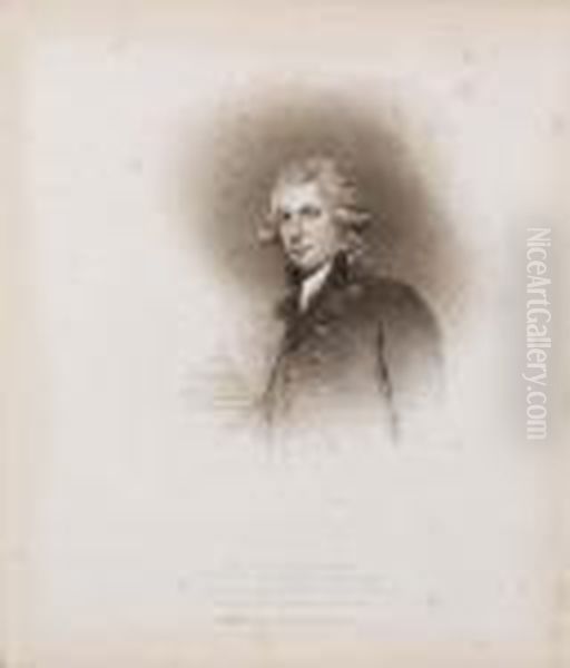 Portrait Of The Rt Hon Richard Brinsley Sheridan Oil Painting by Sir Joshua Reynolds