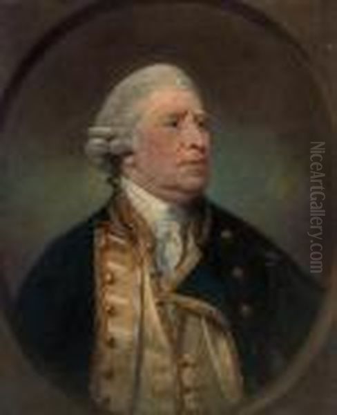 Portrait Of Sir Chaloner Ogle Oil Painting by Sir Joshua Reynolds