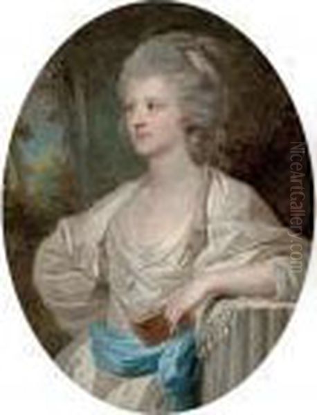 Portrait Of A Lady Oil Painting by Sir Joshua Reynolds