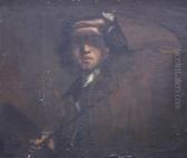 Self Portrait Oil Painting by Sir Joshua Reynolds