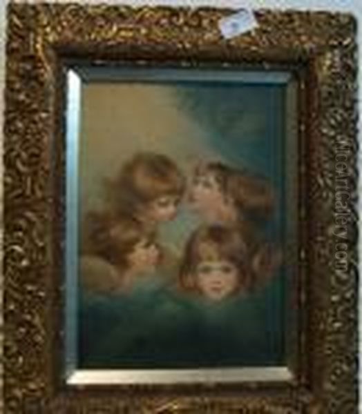 Heads Of Cherubs Oil Painting by Sir Joshua Reynolds