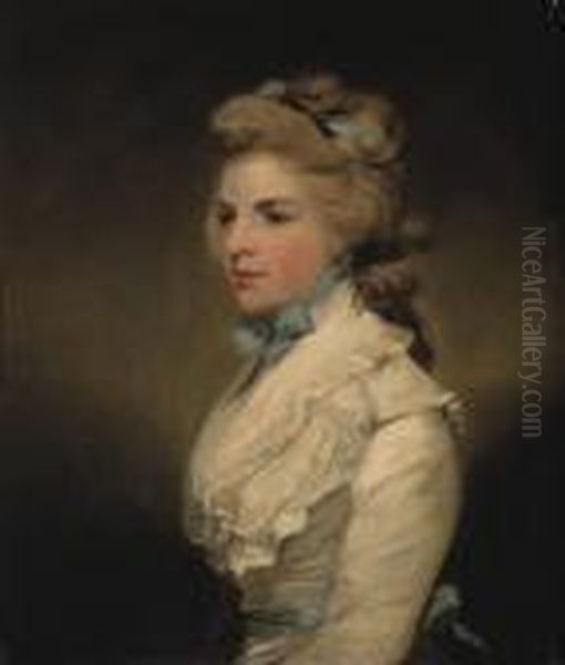 Portrait De Miss Frances Kemble, Future Mrs. Twiss Oil Painting by Sir Joshua Reynolds