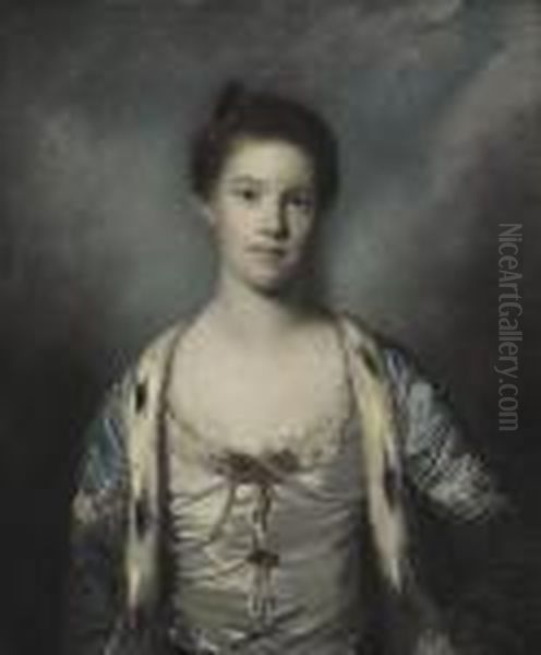 Portrait Of Bridget Morris Oil Painting by Sir Joshua Reynolds