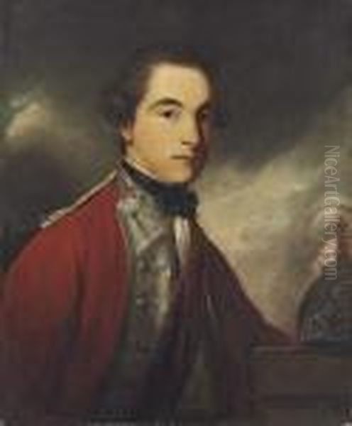 Portrait Of Field Marshal Charles Moore Oil Painting by Sir Joshua Reynolds