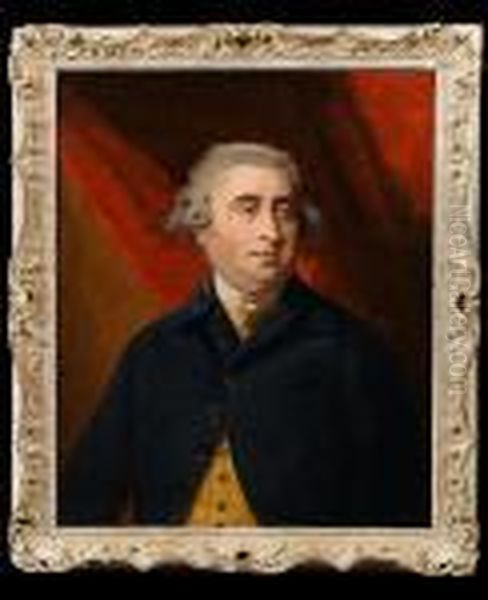 Portrait Of Charles James Fox (1749-1806) Oil Painting by Sir Joshua Reynolds