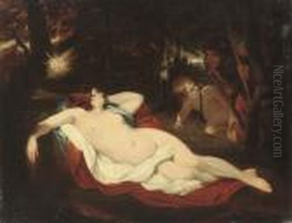 Cimon And Iphigenia Oil Painting by Sir Joshua Reynolds