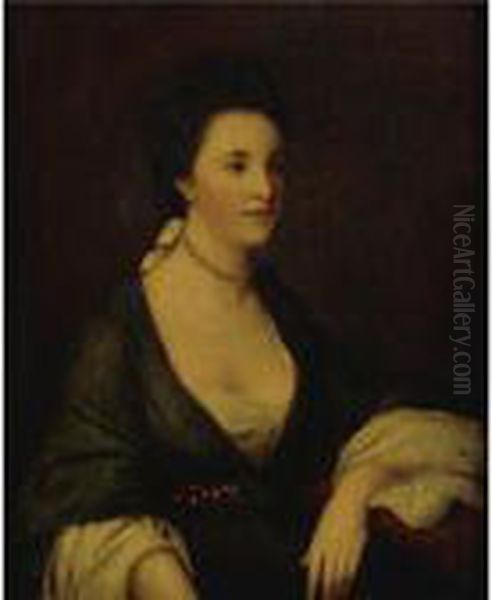 Portrait Of Miss Norcliff Oil Painting by Sir Joshua Reynolds