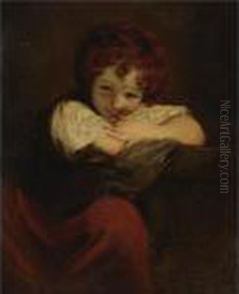 The Laughing Girl Oil Painting by Sir Joshua Reynolds