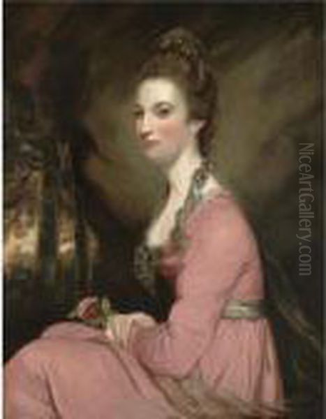 Portrait Of A Lady Oil Painting by Sir Joshua Reynolds