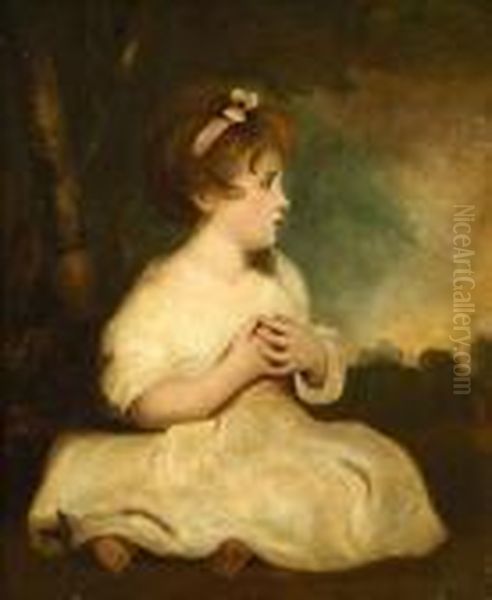 The Ageof Innocence Oil Painting by Sir Joshua Reynolds