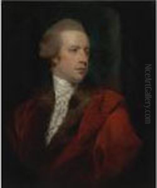 Portrait Of James Coutts, Esquire Oil Painting by Sir Joshua Reynolds