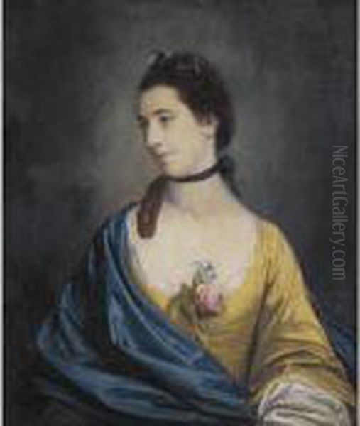 Portrait Of Mrs. Brown Oil Painting by Sir Joshua Reynolds