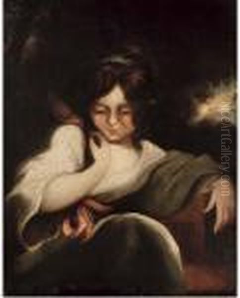 Robinetta Oil Painting by Sir Joshua Reynolds