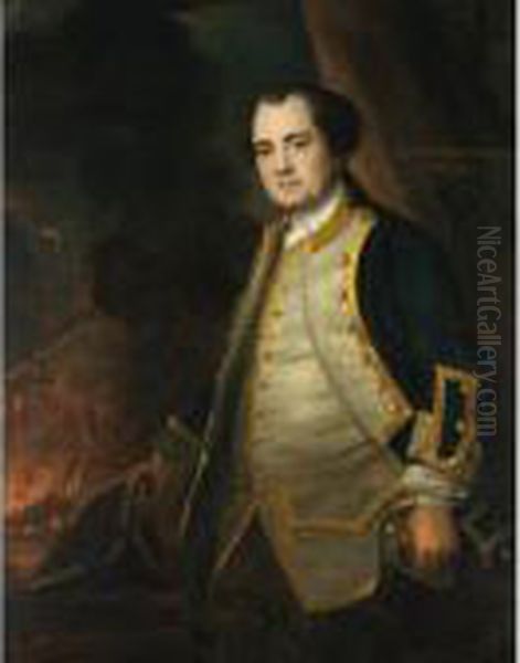 Portrait Of Admiral Samuel Graves (1713-1787) Oil Painting by Sir Joshua Reynolds