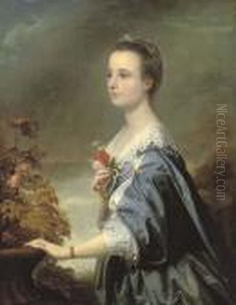 Portrait Of Mary Townshend Oil Painting by Sir Joshua Reynolds