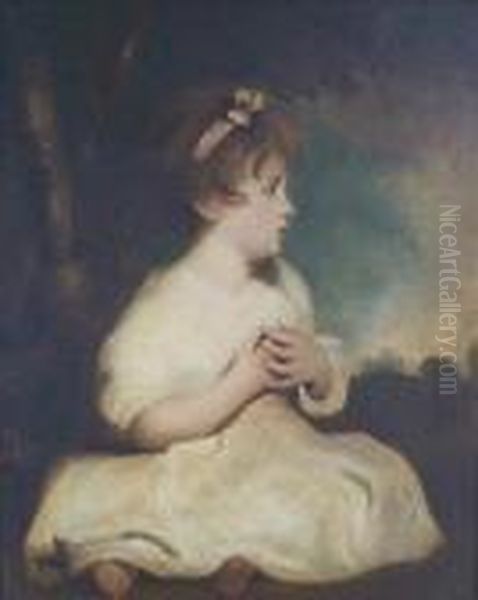 The Age Ofinnocence Oil Painting by Sir Joshua Reynolds