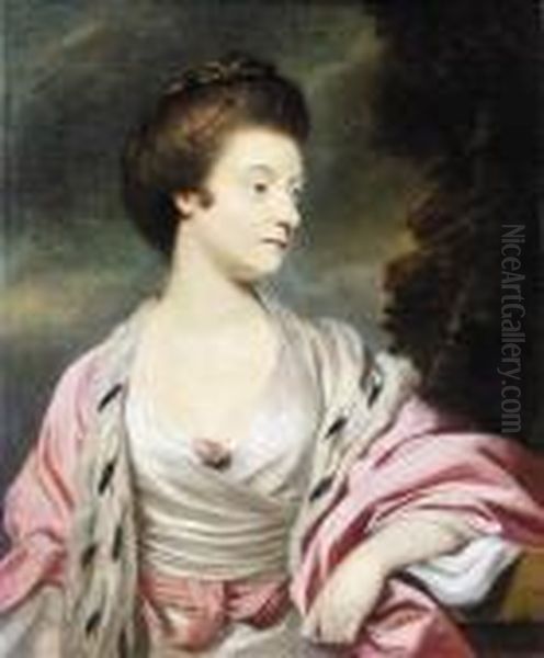 Elizabeth Oil Painting by Sir Joshua Reynolds