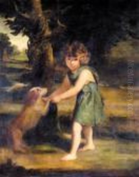 Hon John Tufton Oil Painting by Sir Joshua Reynolds