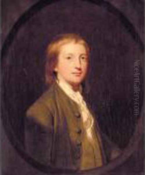 Portrait Of Francis Godolphin Osborne, 5th Duke Of Leeds (1751-1799) Oil Painting by Sir Joshua Reynolds