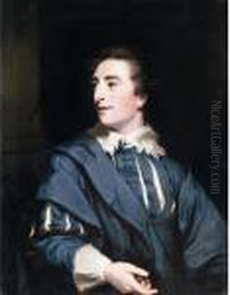 Portrait Of David Stewart Erskine, Lord Cardross, Later 11th Earl Of Buchan (1742-1829) Oil Painting by Sir Joshua Reynolds