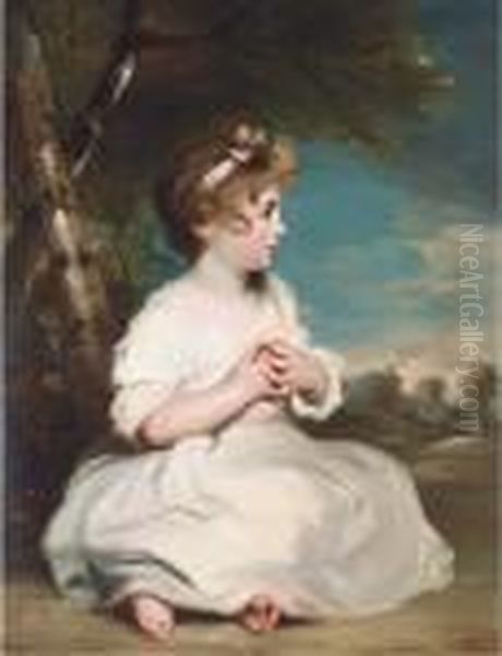 The Age Of Innocence Oil Painting by Sir Joshua Reynolds