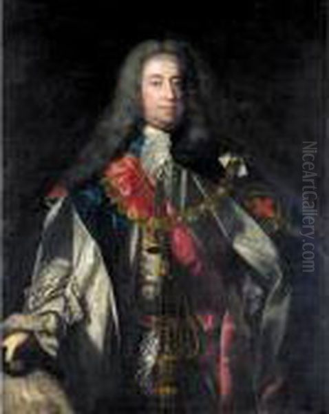 Portrait Of Lionel Sackville, 1st Duke Of Dorset (1688-1765) by Sir Joshua Reynolds