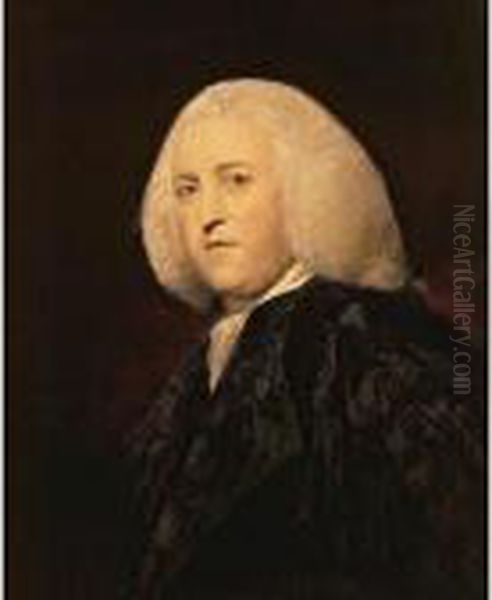 Portrait Of Sir Thomas Miller, Lord President Of The Court Of Sessions Oil Painting by Sir Joshua Reynolds