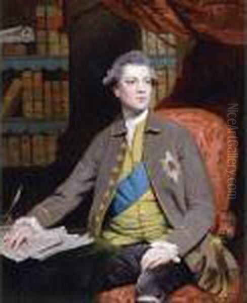 Portrait Of Henry Howard, 12th Earl Of Suffolk And 5th Earl Of Berkshire (1739-79) Oil Painting by Sir Joshua Reynolds