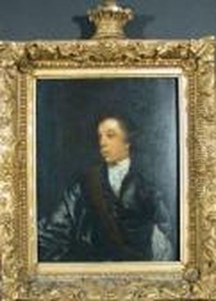 Portrait Of A Gentleman, Purportedly Frederick, Earl Of Carlisle Oil Painting by Sir Joshua Reynolds