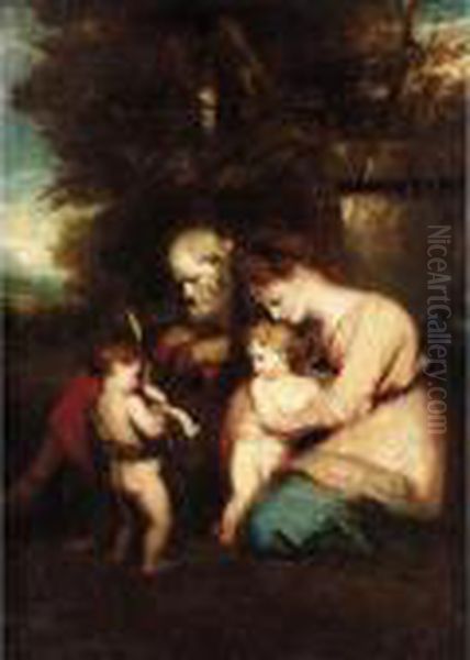 The Holy Family Oil Painting by Sir Joshua Reynolds