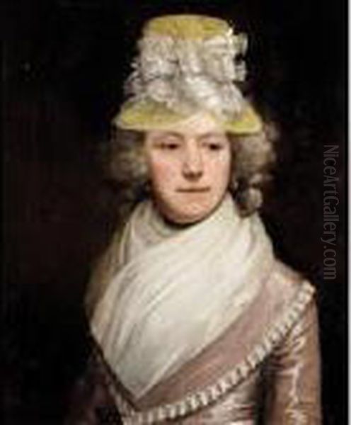 Of A Lady Oil Painting by Sir Joshua Reynolds