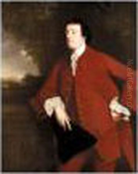 Portrait Of Sir William Lowther, 3rd Bt. (1727-1756) Of Marske And Holker Oil Painting by Sir Joshua Reynolds