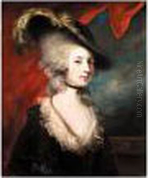 Portrait Of Mary Robinson (1758-1800) Oil Painting by Sir Joshua Reynolds