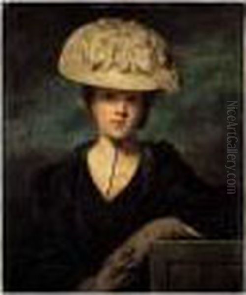 Portrait Of Miss Hickey Oil Painting by Sir Joshua Reynolds