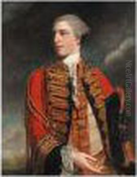 Portrait Of Charles Fitzroy, 1st Baron Southampton (1737-1797) Oil Painting by Sir Joshua Reynolds