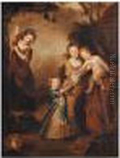 The Penn Family Oil Painting by Sir Joshua Reynolds