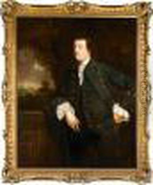 Portrait Of Sir William Lowther, 3rd Bt. (1727-1756) Oil Painting by Sir Joshua Reynolds