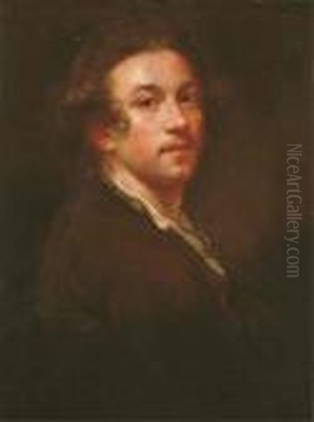 Self-portrait Of The Artist Oil Painting by Sir Joshua Reynolds