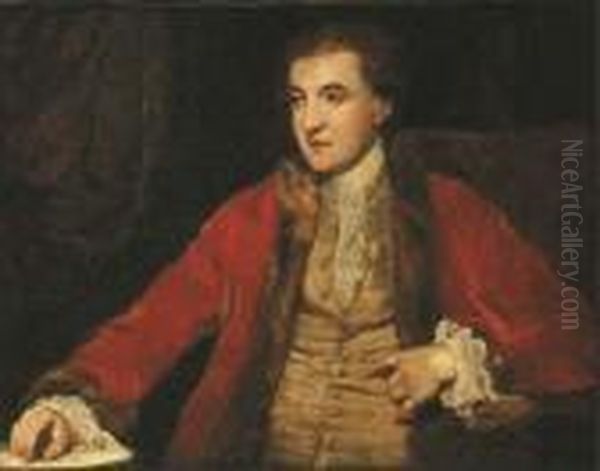 Portrait Of William Robert Fitzgerald Oil Painting by Sir Joshua Reynolds