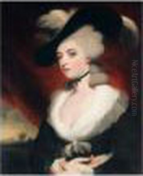 Portrait Of Mrs Robinson Oil Painting by Sir Joshua Reynolds