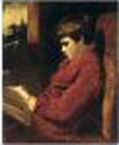 The Studious Boy Oil Painting by Sir Joshua Reynolds