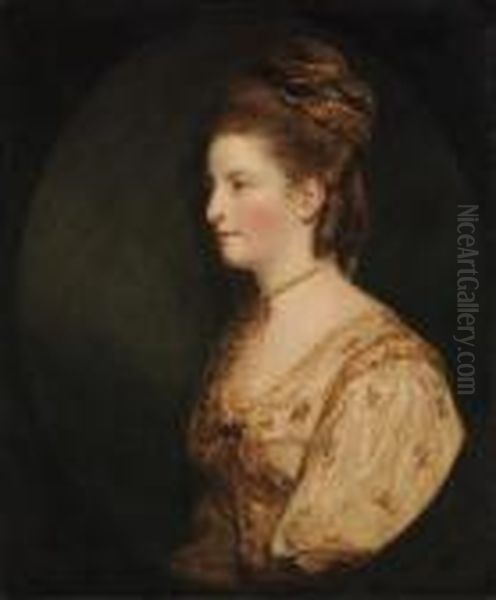 Portrait Of Mrs Thomas Wodehouse Oil Painting by Sir Joshua Reynolds