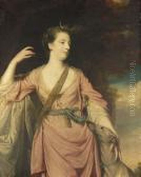 Portrait Of Lady Oil Painting by Sir Joshua Reynolds