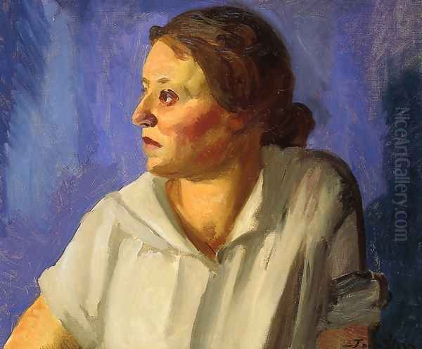 Gladys Carter Oil Painting by John Sloan