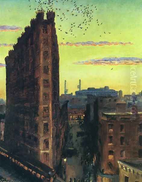 Cornelia Street Oil Painting by John Sloan